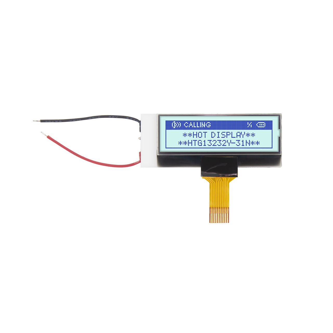 1.3英寸132X32图形液晶COG LCD模块 |  SPI接口 | STN+ | 灰底蓝字 | 3.3v | ST7567 | Arduino