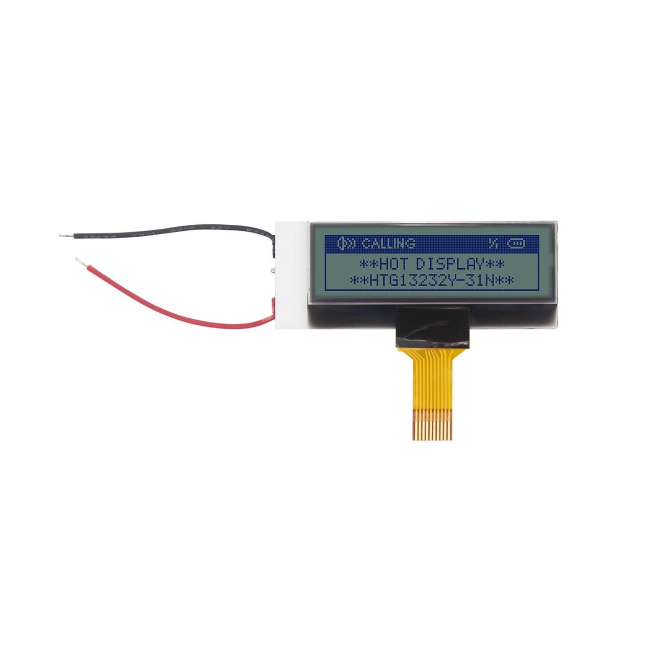 1.3英寸132X32图形液晶COG LCD模块 |  SPI接口 | STN+ | 灰底蓝字 | 3.3v | ST7567 | Arduino