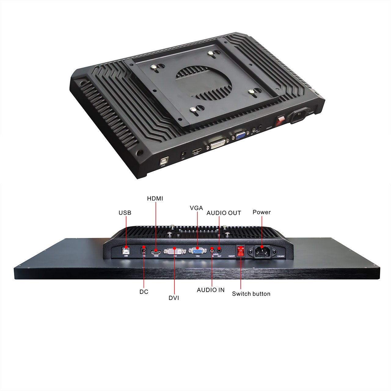 23.8英寸1920x1080电容触控TFT显示屏模组