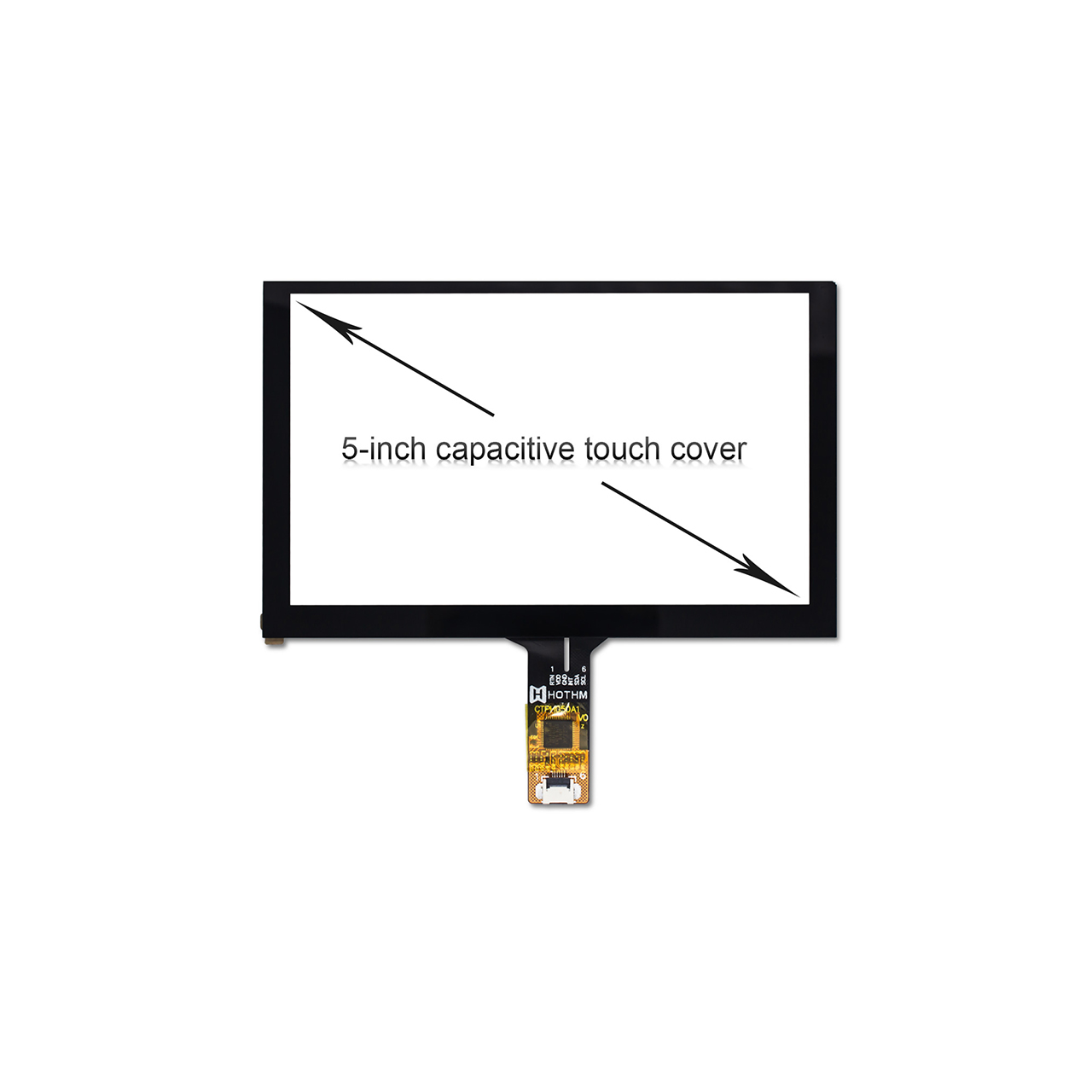5.0 英寸电容触摸面板-多点触控-GT911控制器-I2C接口电容屏