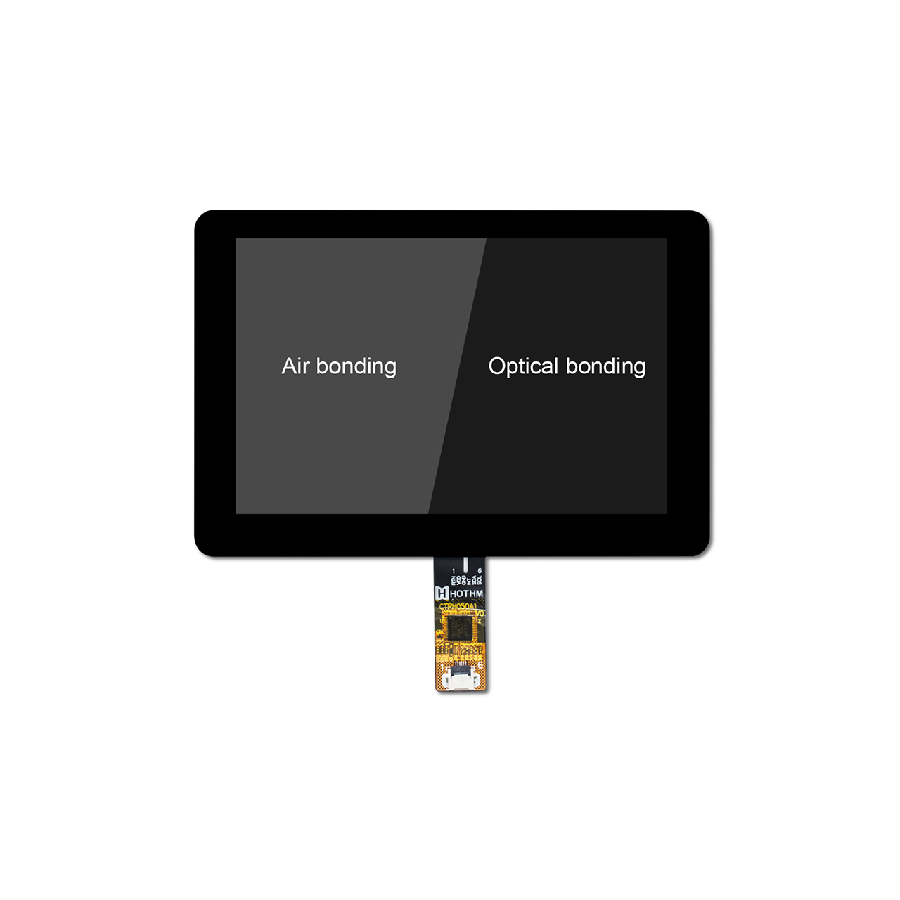 5.0 英寸CTP-GT911控制器电容触摸面板- I2C接口大盖板触控屏