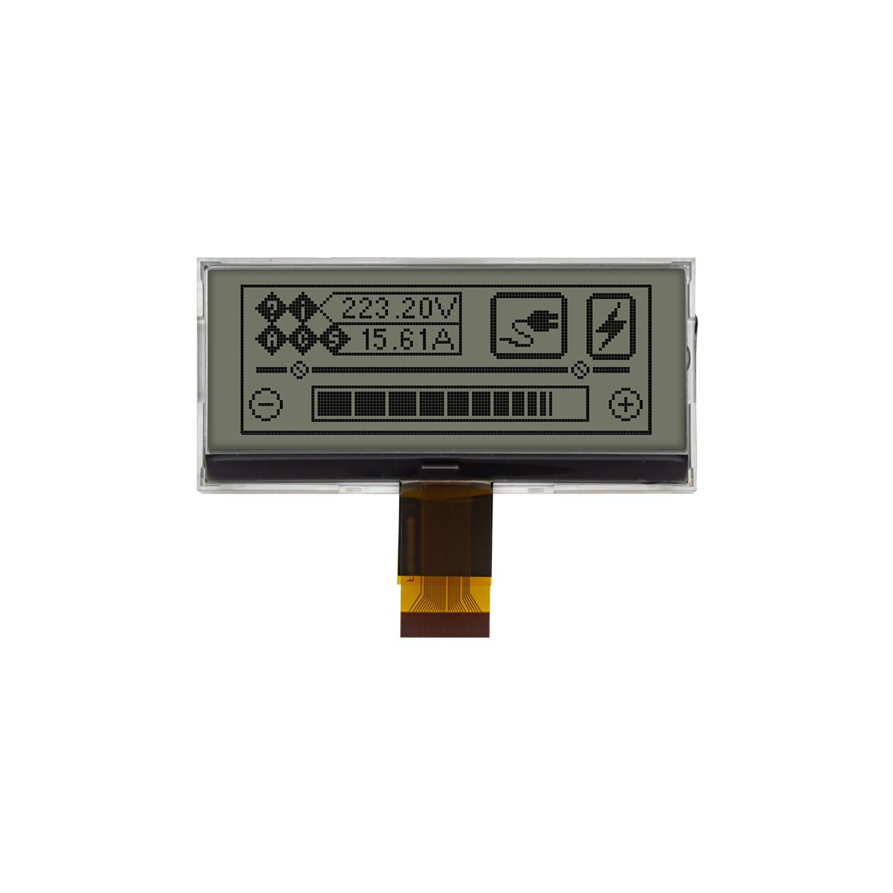 图形点阵 COG 3.1寸 128X48 | FSTN + | 白底灰字显示屏 | MCU | Arduino