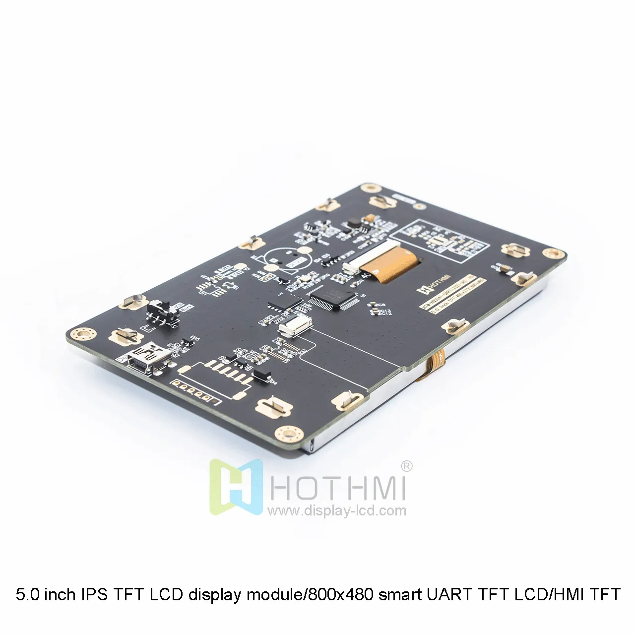 5 智能 TFT LCD 显示模块 | 800x480 分辨率，适用于工业