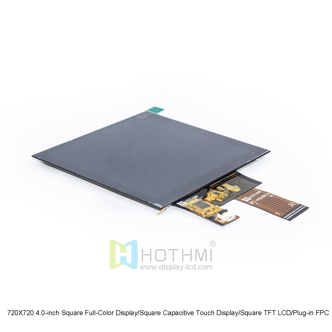4.0英寸方形TFT液晶显示屏 | 720x720电容式触摸屏