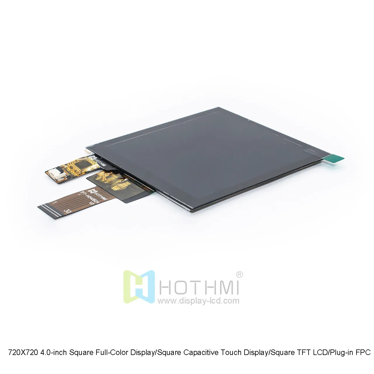 4.0英寸方形TFT液晶显示屏 | 720x720电容式触摸屏