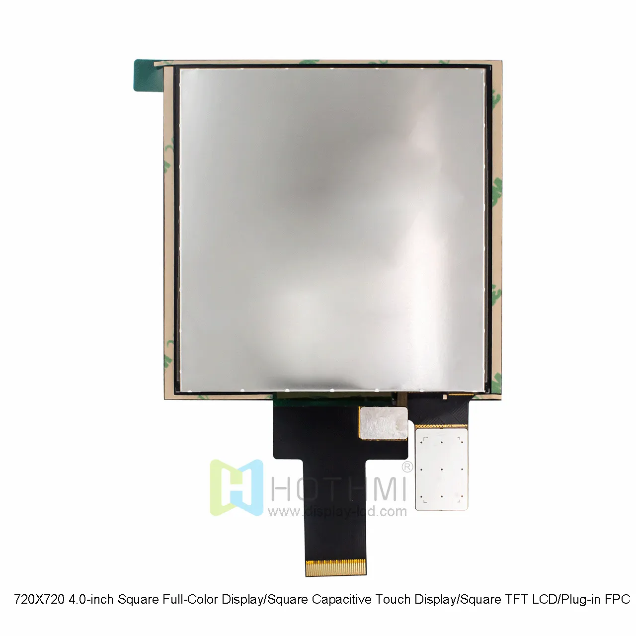 4.0英寸方形TFT液晶显示屏 | 720x720电容式触摸屏