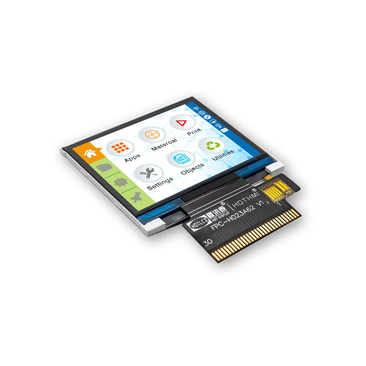 2.3英寸TFT液晶显示屏，分辨率320x240