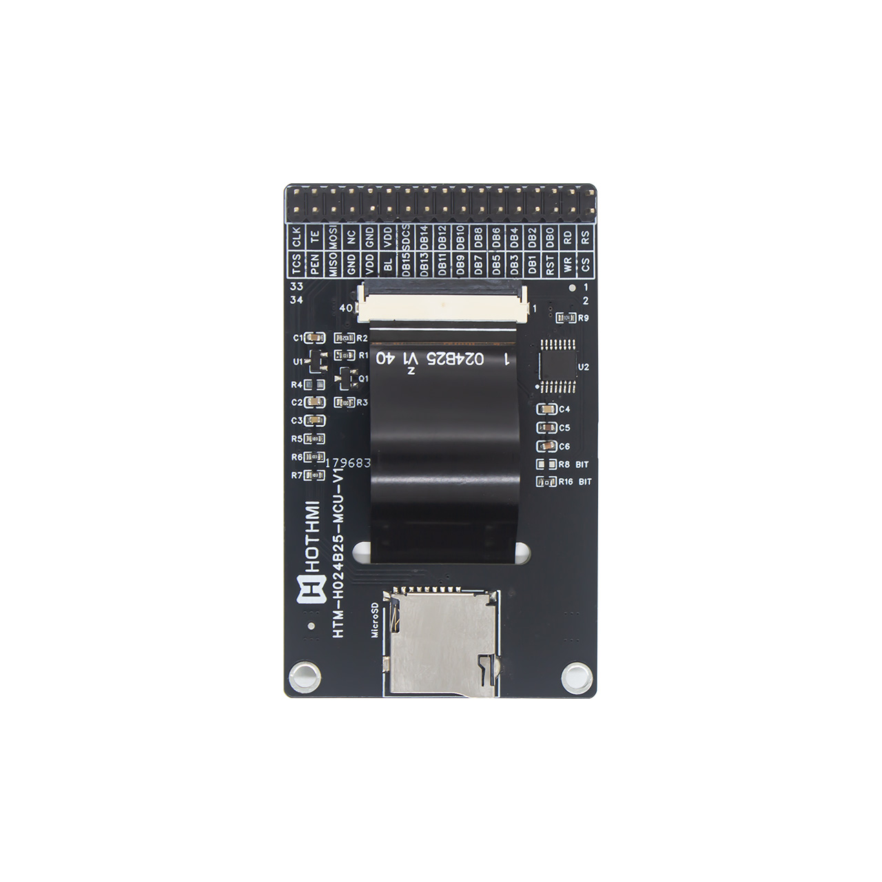 2.4寸电阻式触摸屏TFT液晶模块带MCU接口240x320