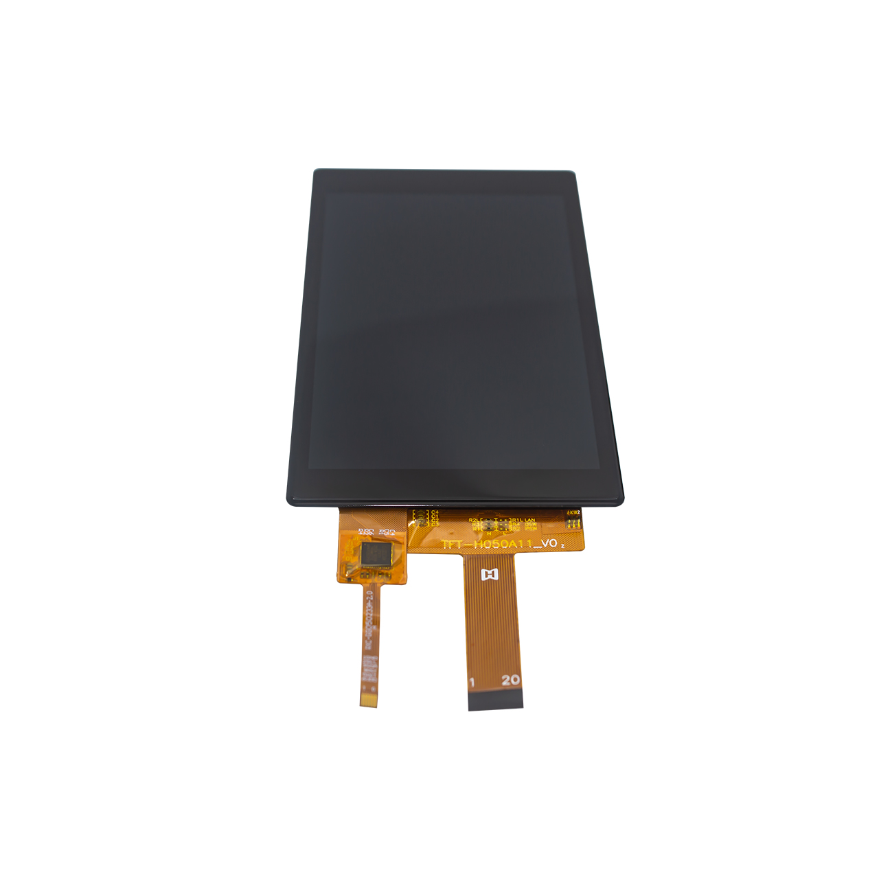 5.0英寸TFT液晶显示屏，带电容式触摸面板