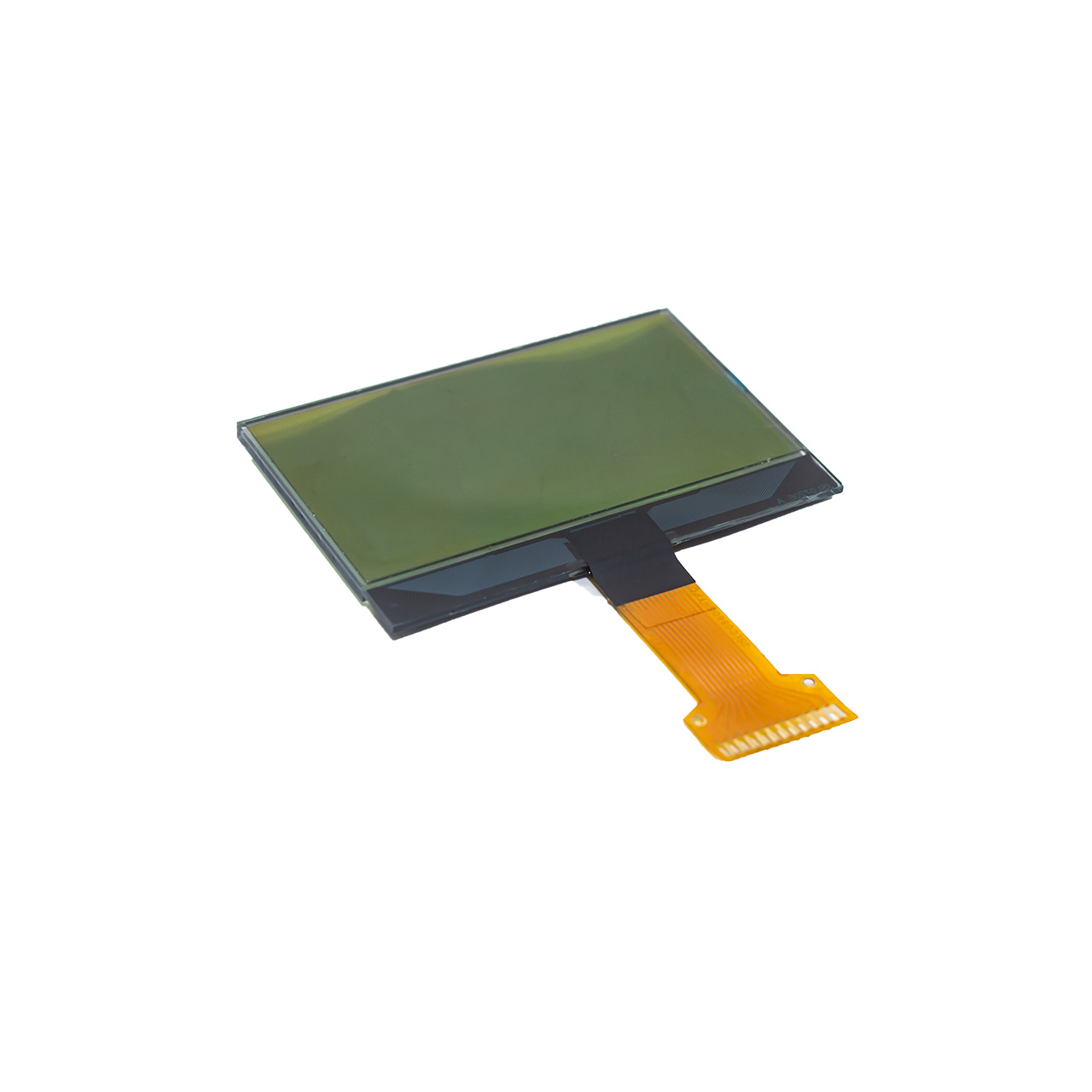 128x64 COG液晶显示屏，STN+黄绿色显示，带背光