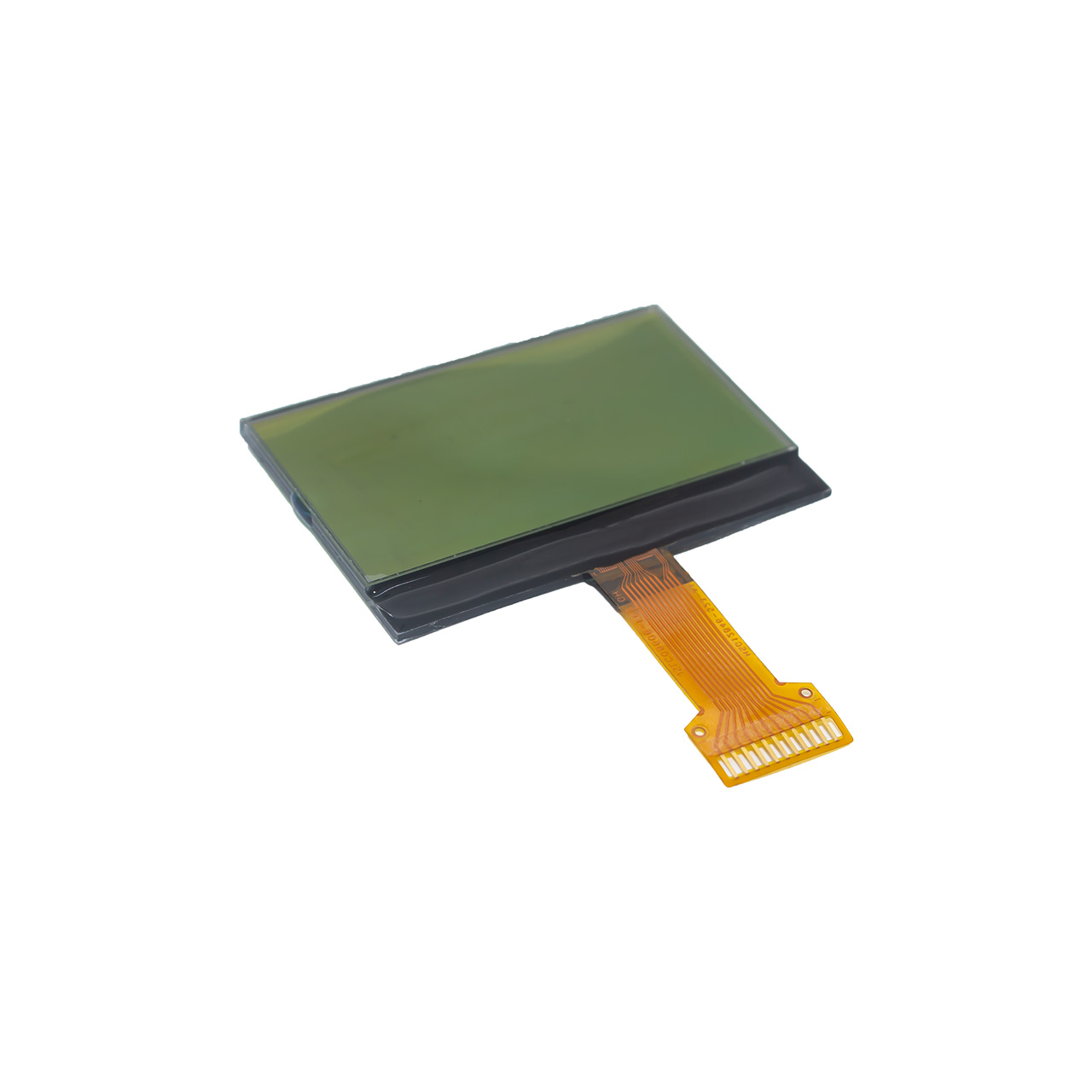 128x64 COG液晶显示屏，STN+黄绿色显示，带背光
