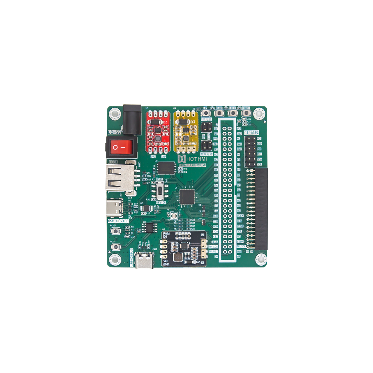 工业级显示屏RGB/MIPI适用主控板JYX68