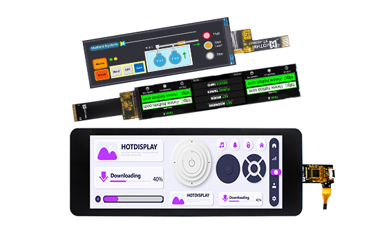 条形TFT LCD显示屏 - 空间与功能的精密融合
