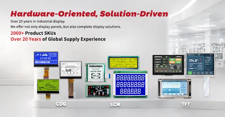 China Custom Industrial TFT LCD Display Manufacturer & Global LCD Supplier