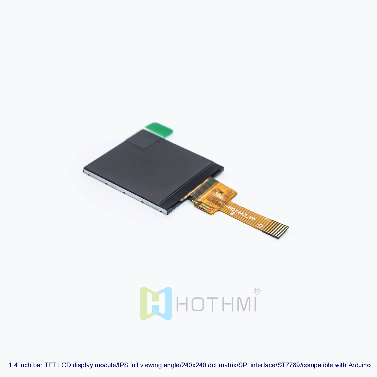 1.4寸方形TFT液晶显示模块 | 240x240方形屏 | 应用于智能手表