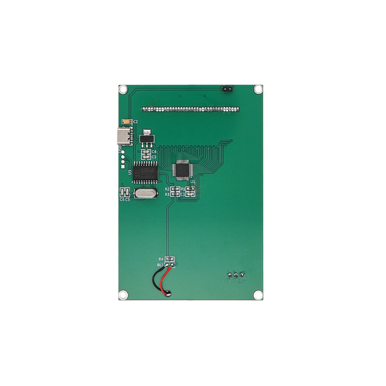 带背光的 HTN 半透半反段式 LCD 显示屏