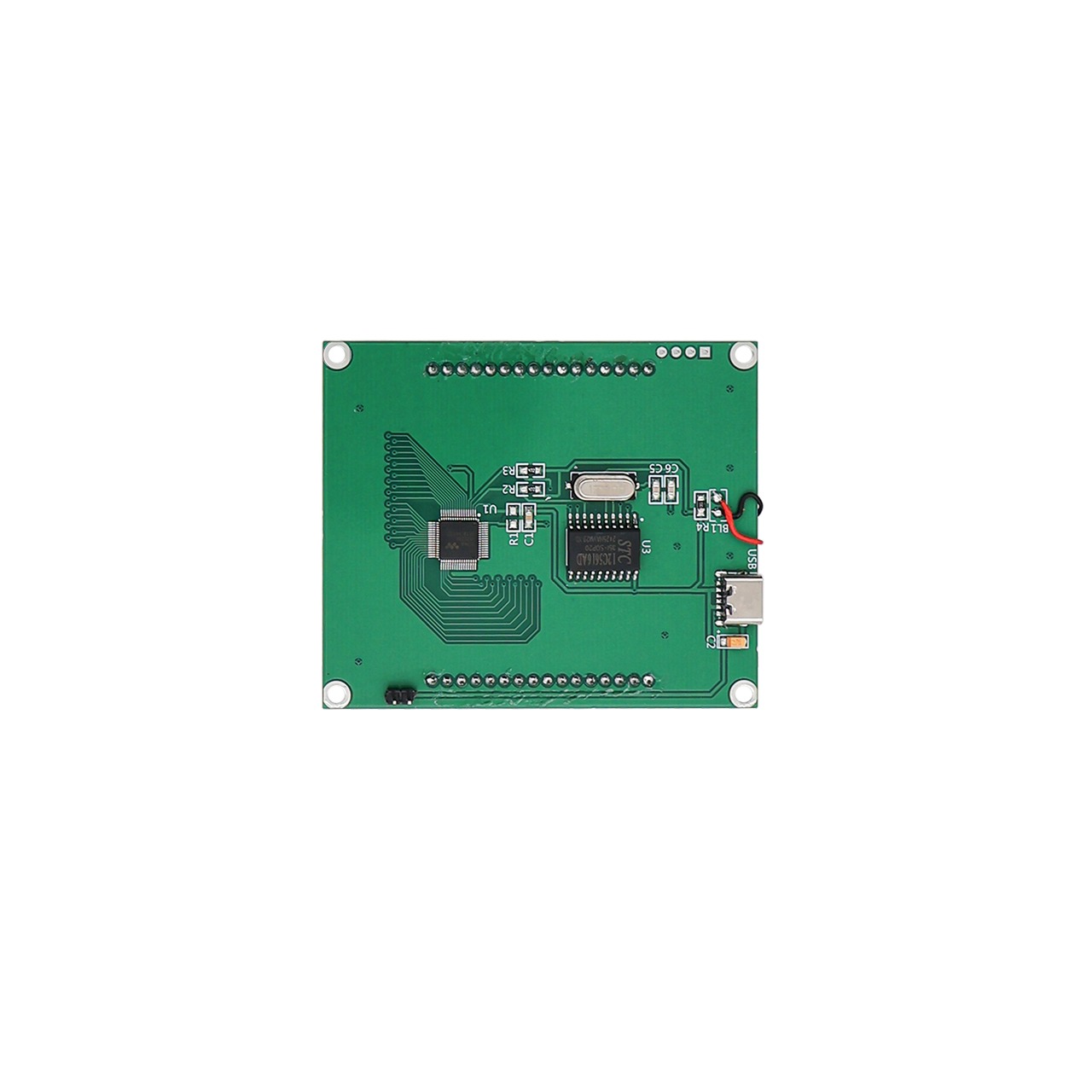 定制段式LCD显示屏STN蓝底白光液晶屏